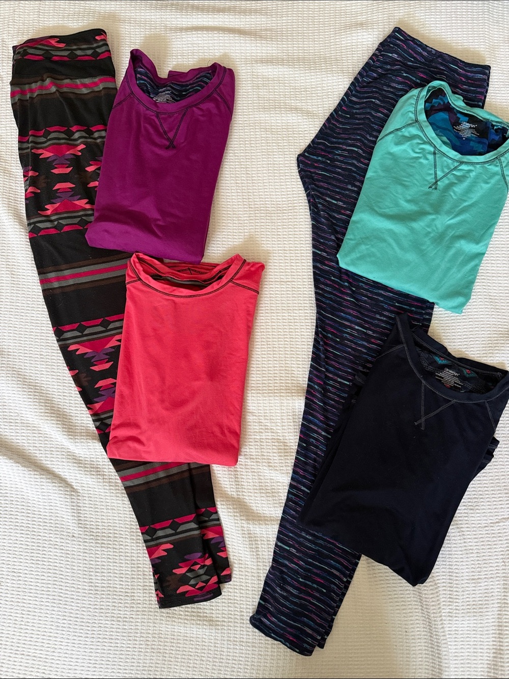 ClimateRight Cuddle Duds Sets - 4 tops & 2 bottoms